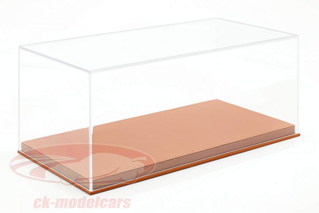 高质量 丙烯酸树脂 橱窗 为 模型车 在 规模 1:18 浅棕色 BBR