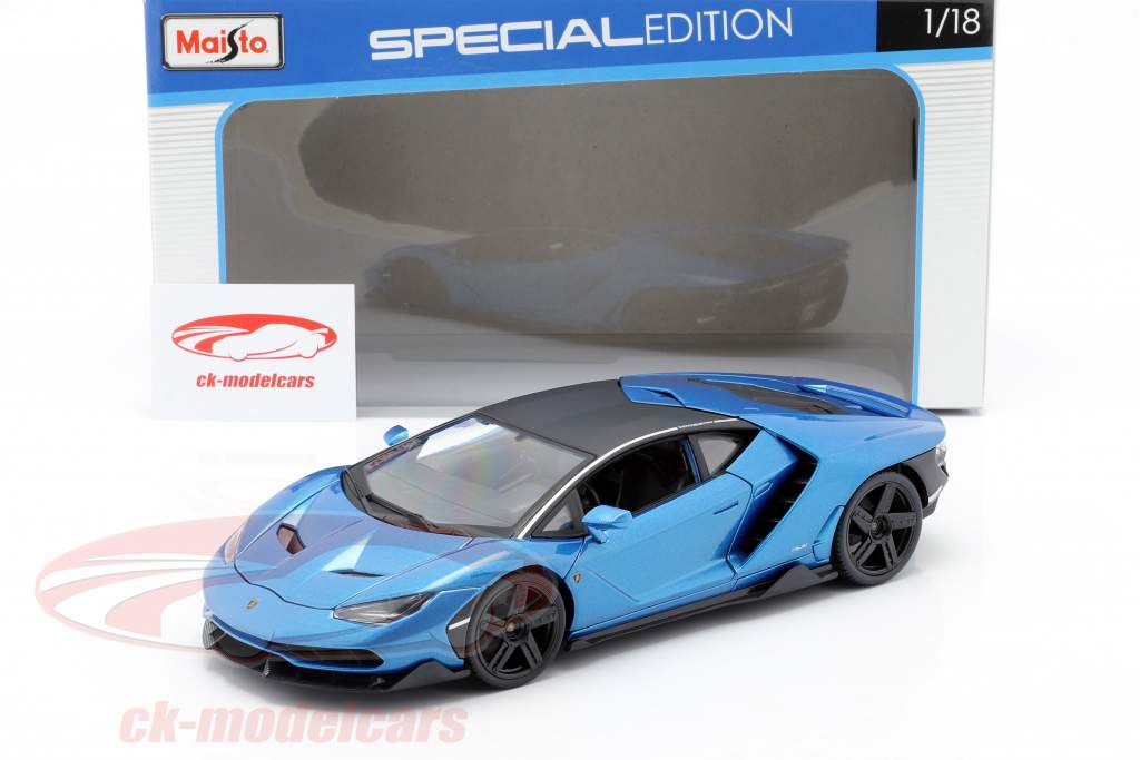 Lamborghini Centenario LP770-4 Год постройки 2016 синий металлический 1:18 Maisto