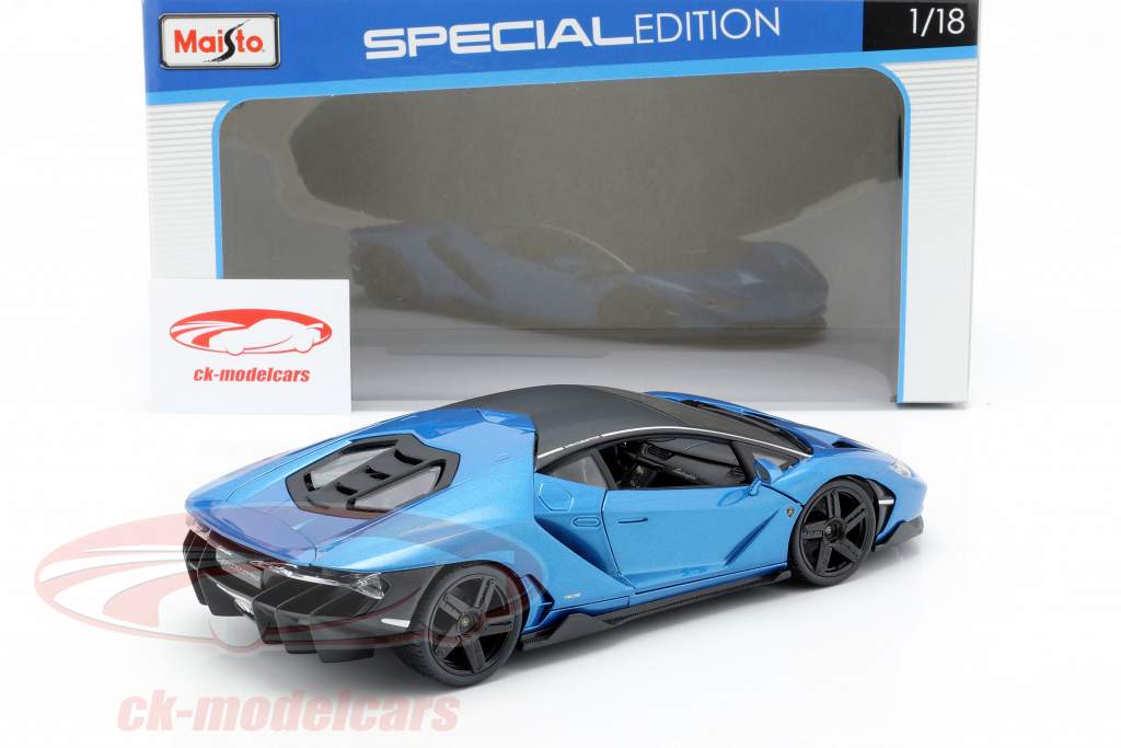 Lamborghini Centenario LP770-4 Год постройки 2016 синий металлический 1:18 Maisto