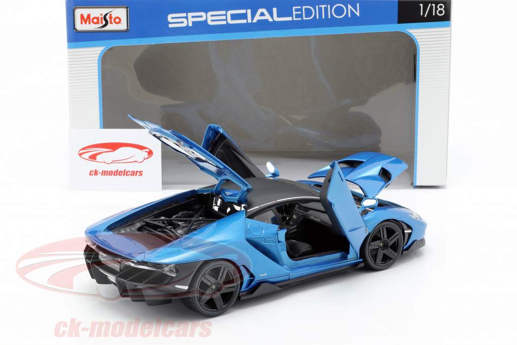 Lamborghini Centenario LP770-4 Год постройки 2016 синий металлический 1:18 Maisto