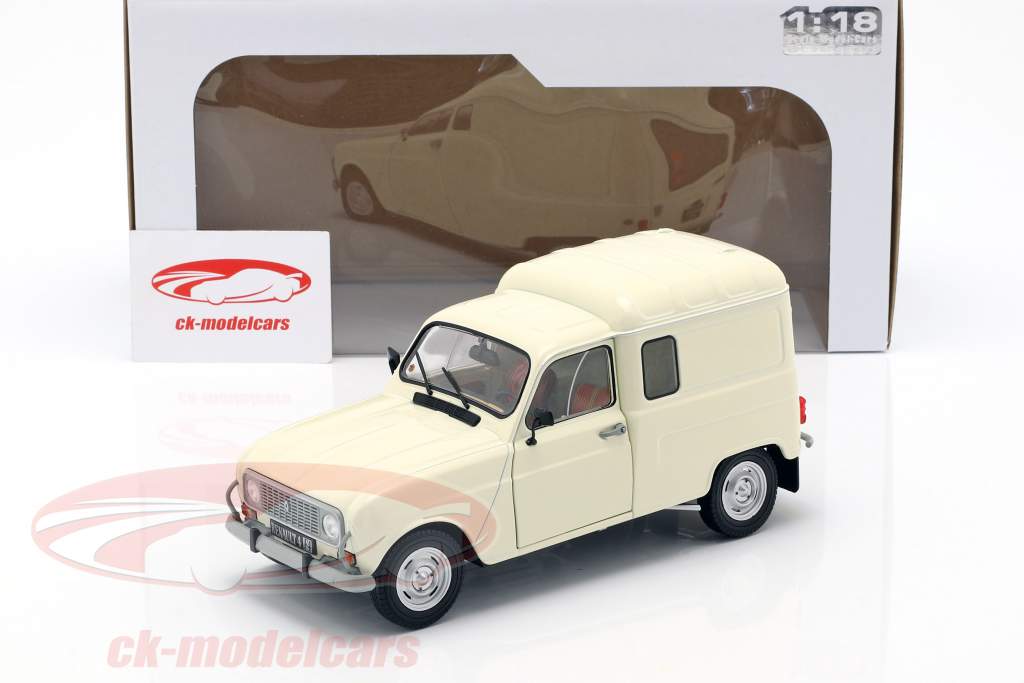 Renault 4LF4 année de construction 1975 crème blanc 1:18 Solido
