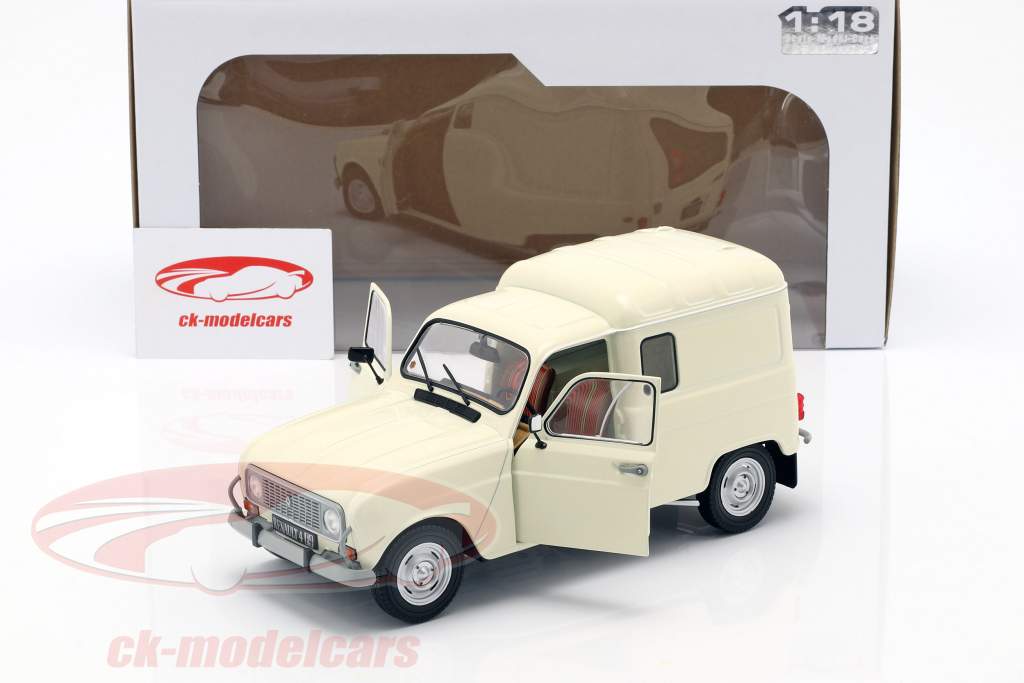 Renault 4LF4 année de construction 1975 crème blanc 1:18 Solido