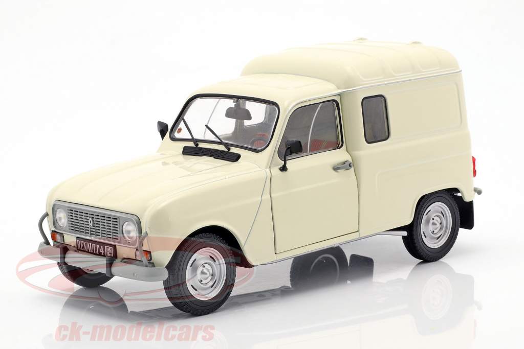 Renault 4LF4 année de construction 1975 crème blanc 1:18 Solido