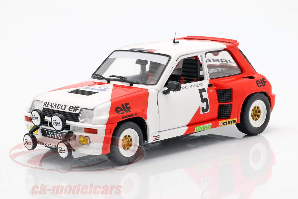 Renault 5 Turbo #5 Rallye du Var 1982 Prost, Andrie 1:18 Solido