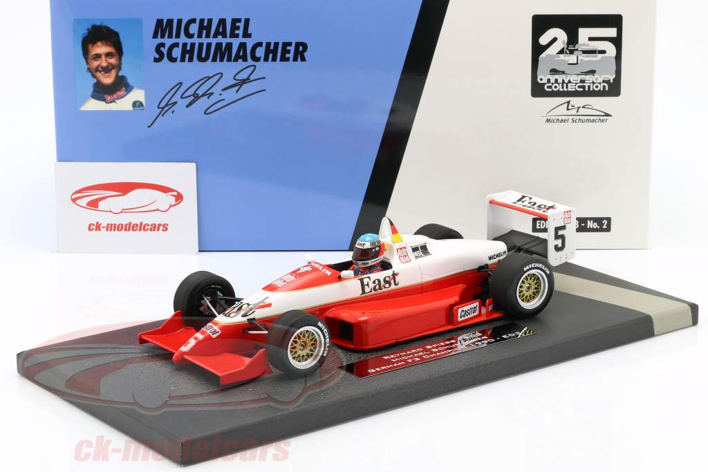 Michael Schumacher Reynard F903 #5 allemand F3 champion 1990 1:18 Minichamps