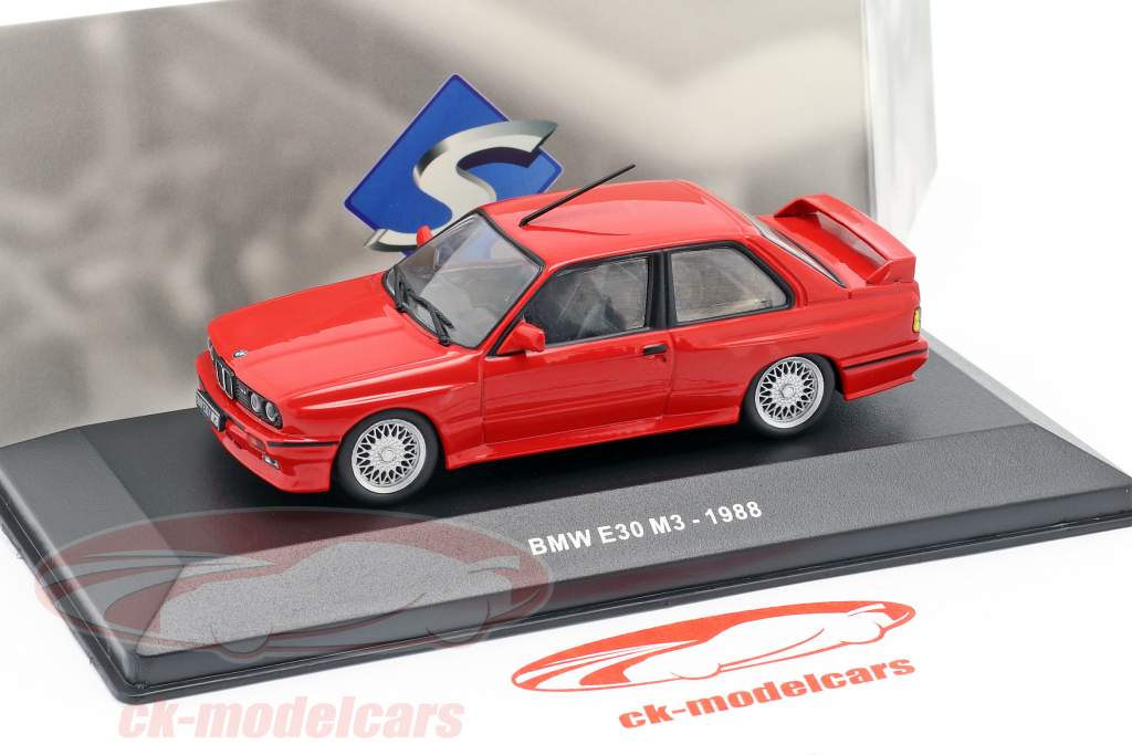 BMW M3 (E30) année de construction 1988 rouge 1:43 Solido