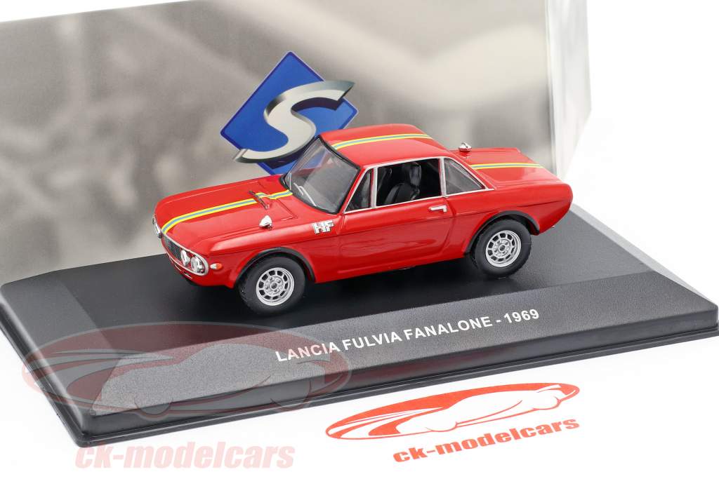Lancia Fulvia Fanalone año de construcción 1969 rojo 1:43 Solido