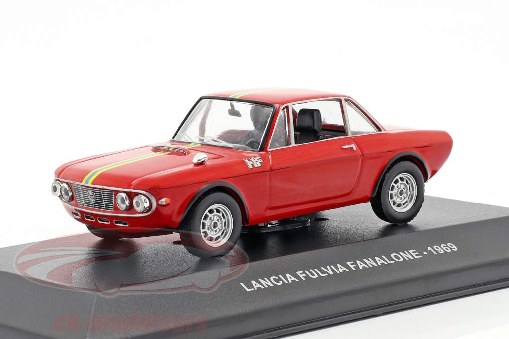 Lancia Fulvia Fanalone año de construcción 1969 rojo 1:43 Solido
