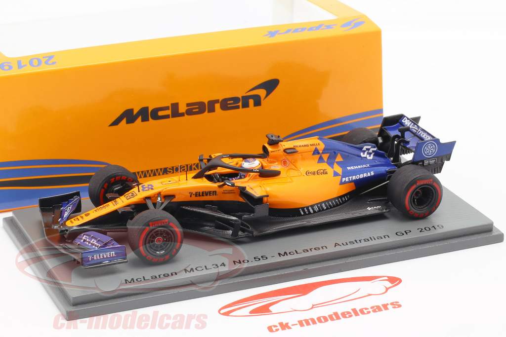 スパーク SPARK マクラーレン Mclaren MCL34 SPARK 1:43 McLAREN MCL34 LANDO NORRIS ITALIAN GP 2019