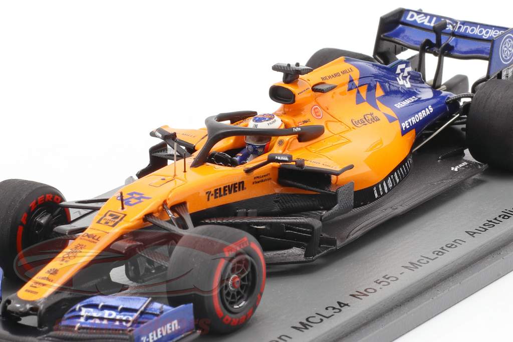 スパーク SPARK マクラーレン Mclaren MCL34 予約] SEVEN COLLECTION特注スパーク 1/43 マクラーレン MCL34