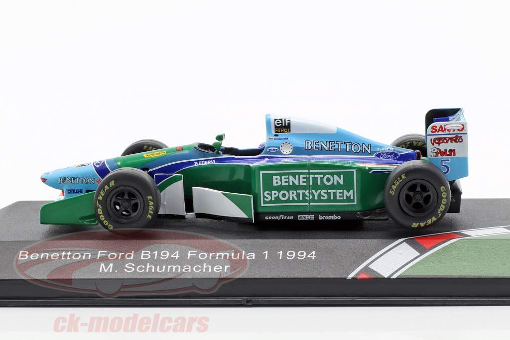 Michael Schumacher Benetton B194 #5 wereldkampioen formule 1 1994 1:43 CMR