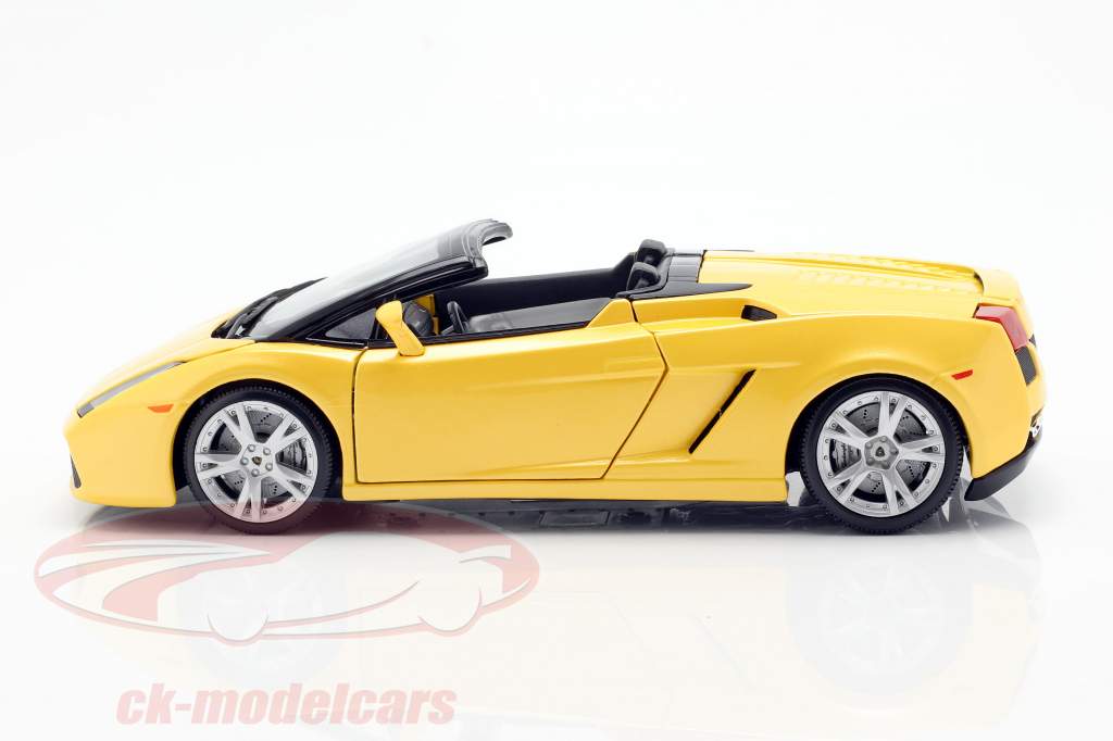 Lamborghini Gallardo Spyder Jaune métallique 1:18 Bburago