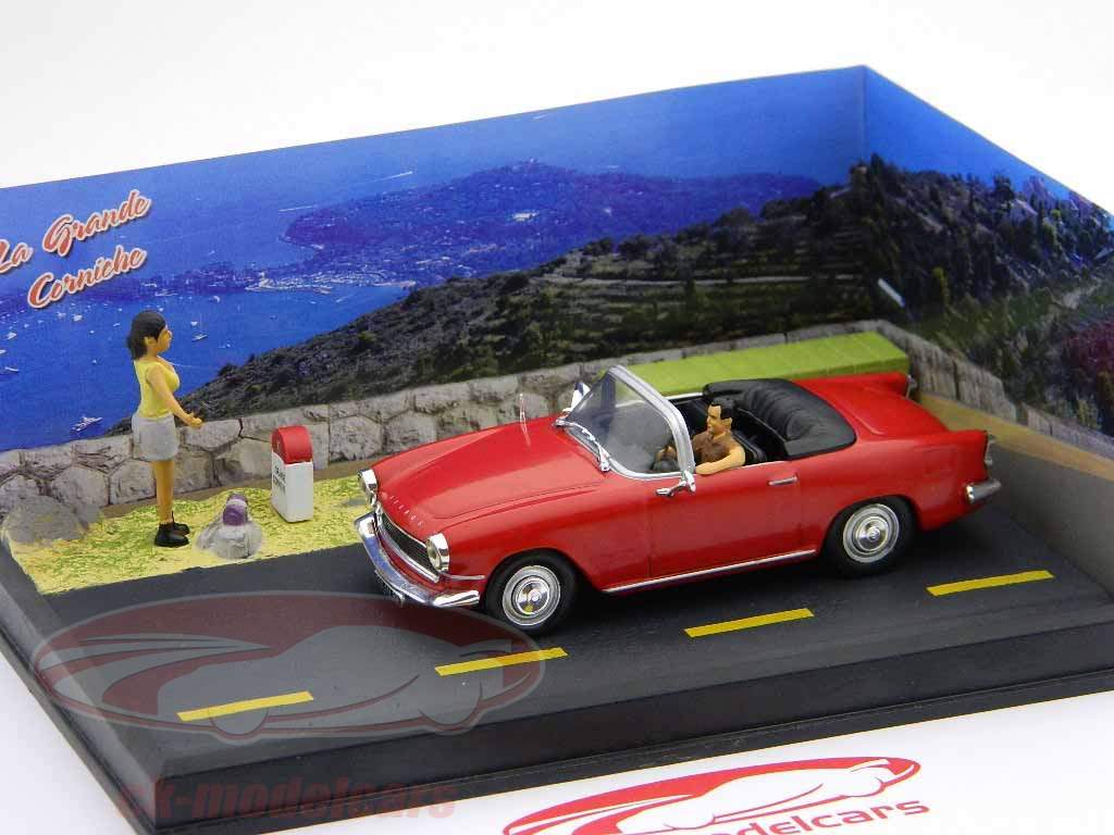 Simca Aronde Diorma Набор устройство с 2 человек Ixo Алтая 1:43