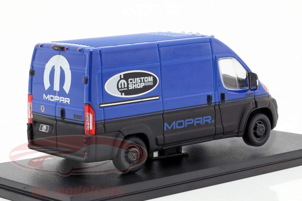 Ram ProMaster 2500 Cargo van année de construction 2018 bleu / noir 1:43 Greenlight