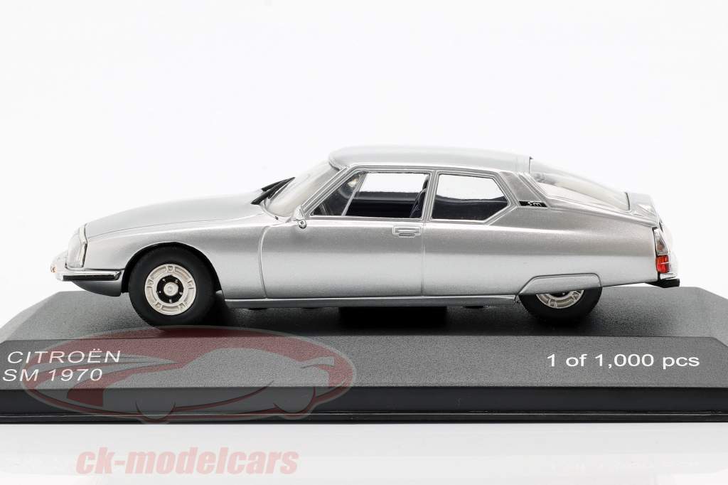 Citroen SM anno di costruzione 1970 argento 1:43 WhiteBox