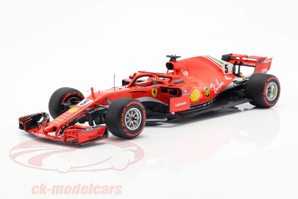 Sebastian Vettel Ferrari SF71H #5 ganador Canadá GP fórmula 1 2018 1:18 BBR