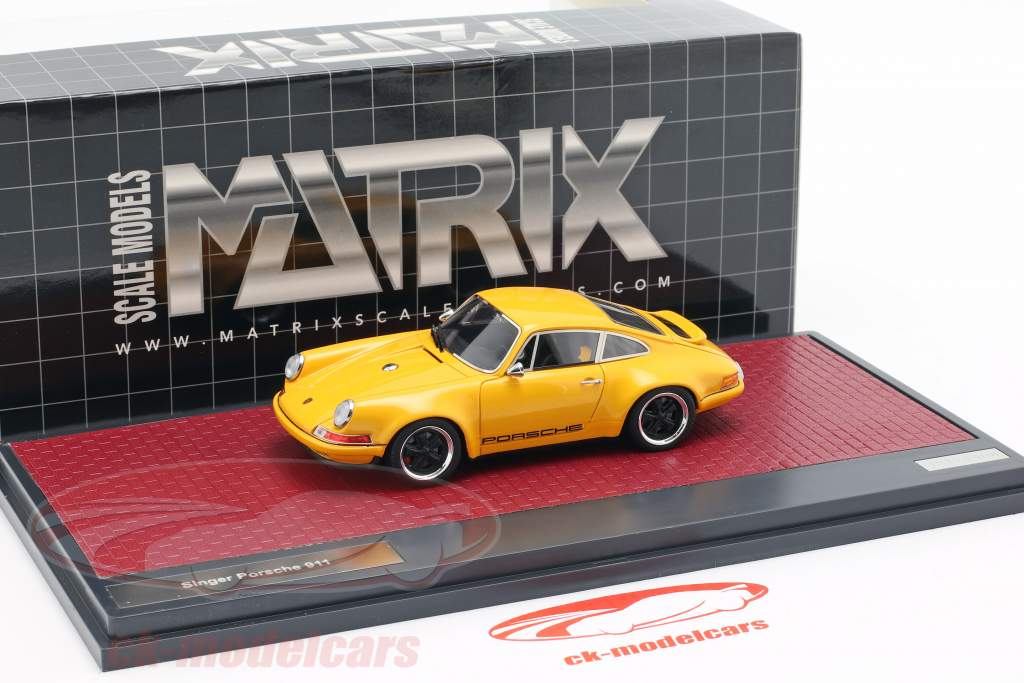 Porsche 911 Singer Design 2014 оранжевый 1:43 Matrix