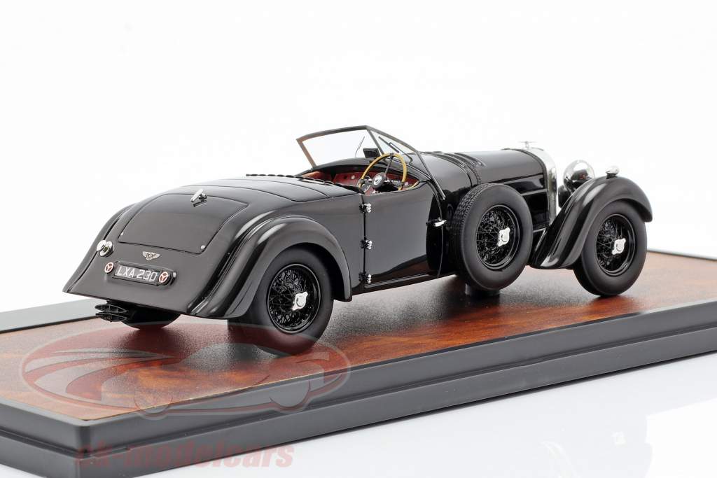 Bentley 8 Liter Roadster Open Top Baujahr 1932 schwarz 1:43 Matrix