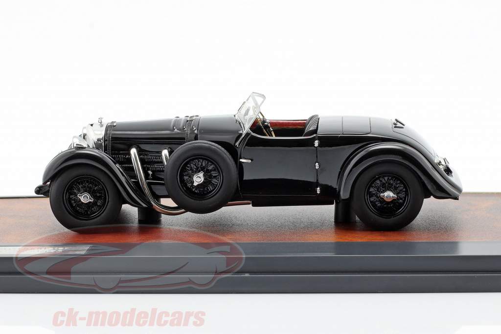 Bentley 8 liter Roadster Open Top year 1932 black 1:43 Matrix