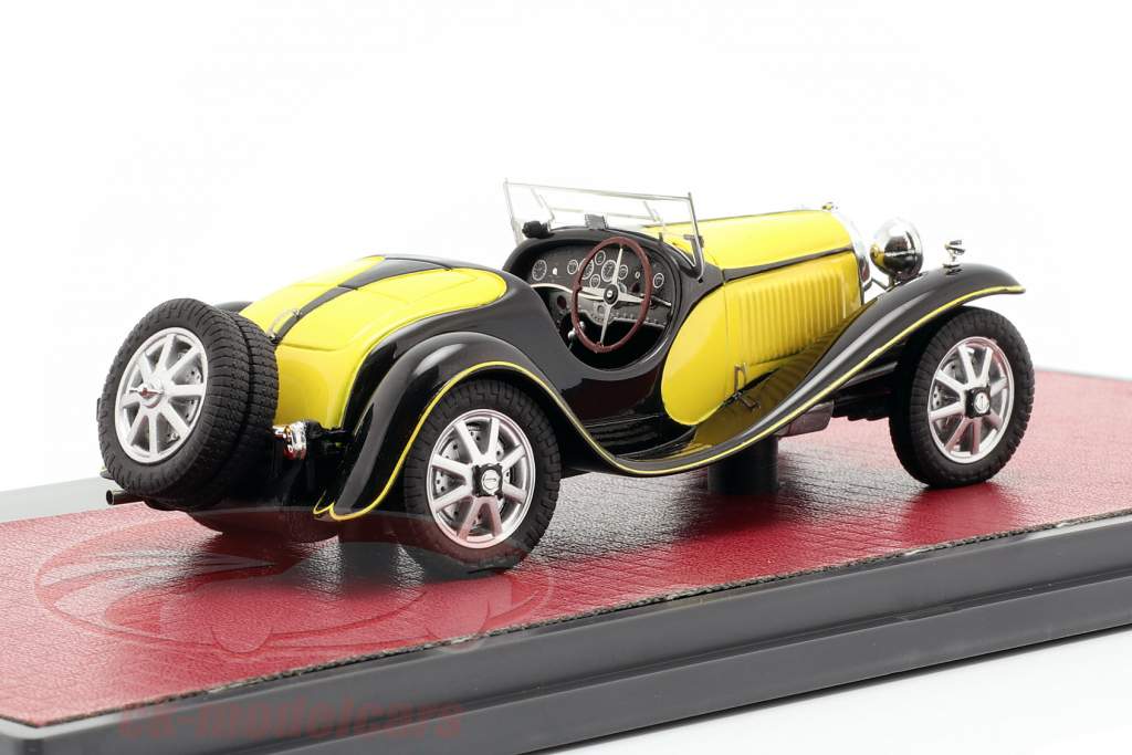 Bugatti T55 Roadster anno di costruzione 1932 giallo / nero 1:43 Matrix