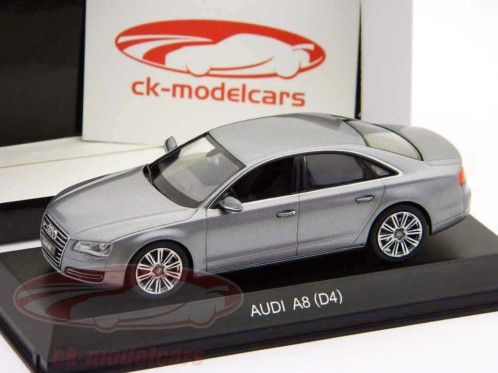 Audi A8 (D4) серый  1:43 Kyosho