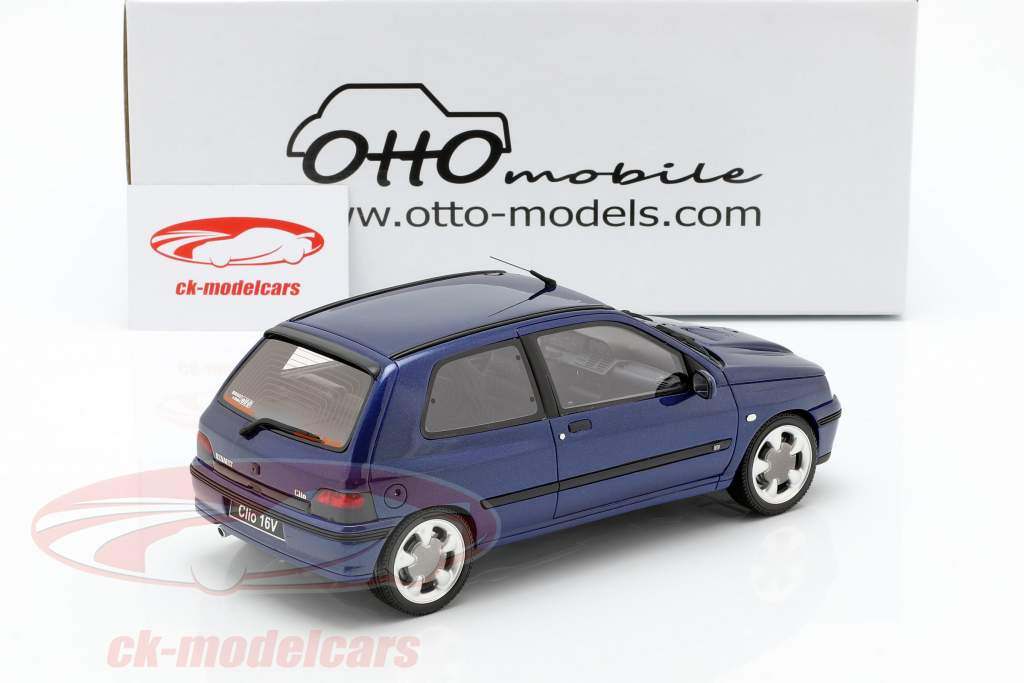 Renault Clio 16V Phase 2 Год постройки 1995 Monaco синий 1:18 OttOmobile