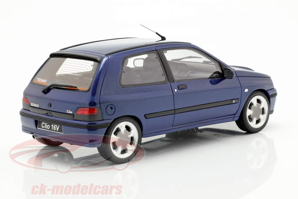 Renault Clio 16V Phase 2 Год постройки 1995 Monaco синий 1:18 OttOmobile