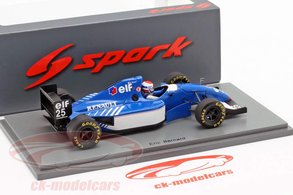 Eric Bernard Ligier JS39B #25 fransk GP formel 1 1994 1:43 Spark