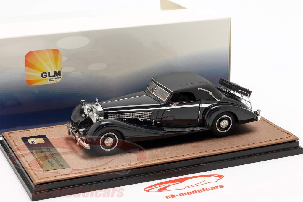 Maybach Zeppelin DS8 コンバーチブル Closed Top 築 1933 濃紺 1:43 GLM