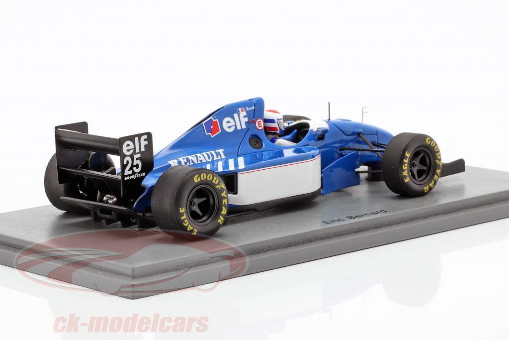 Eric Bernard Ligier JS39B #25 fransk GP formel 1 1994 1:43 Spark