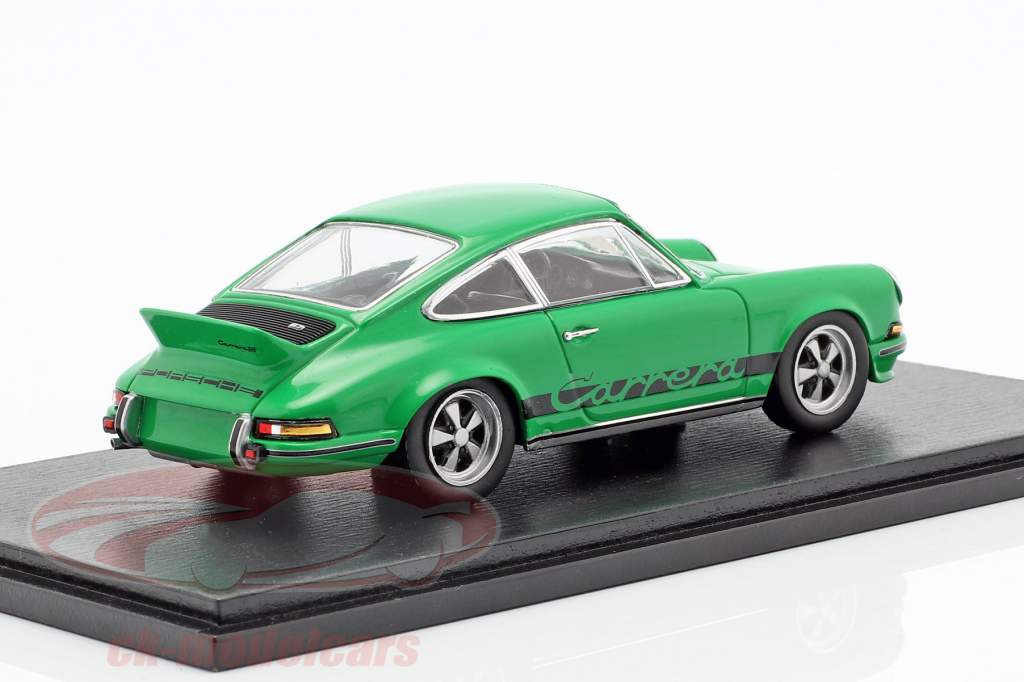 Porsche 911 Carrera RS 2.7 année de construction 1973 vert 1:43 Spark