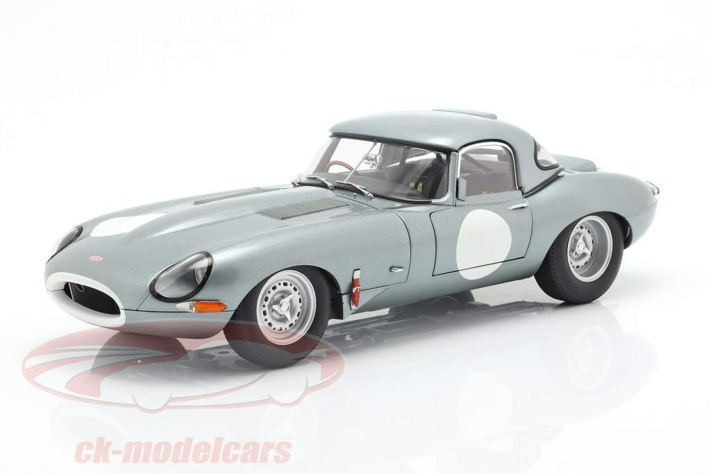 Jaguar Lightweight E-Type con removibile top anno di costruzione 2015 argento 1:18 AUTOart