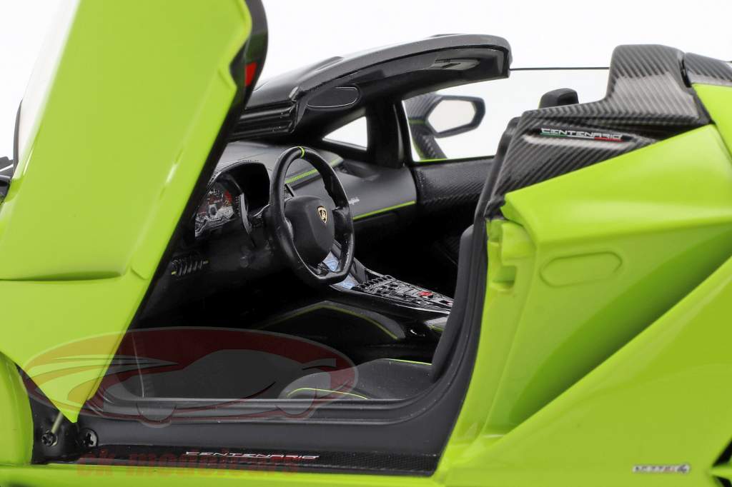 Lamborghini Centenario roadster année de construction 2016 lumière vert 1:18 AUTOart