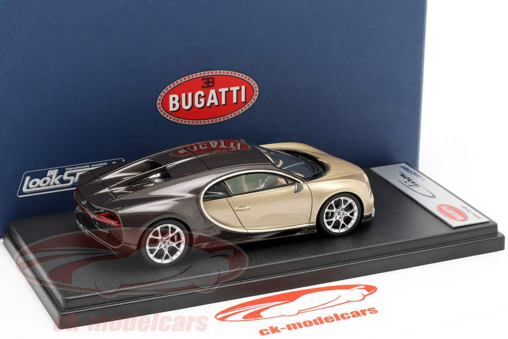 ブガッティカイロンジュネーブモーターショー2016ゴールド/ブラウン1:43 LookSmart
