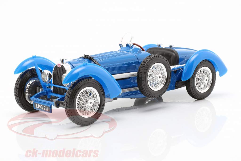 Bugatti Grado 59 Año 1934 azul 1:18 Bburago