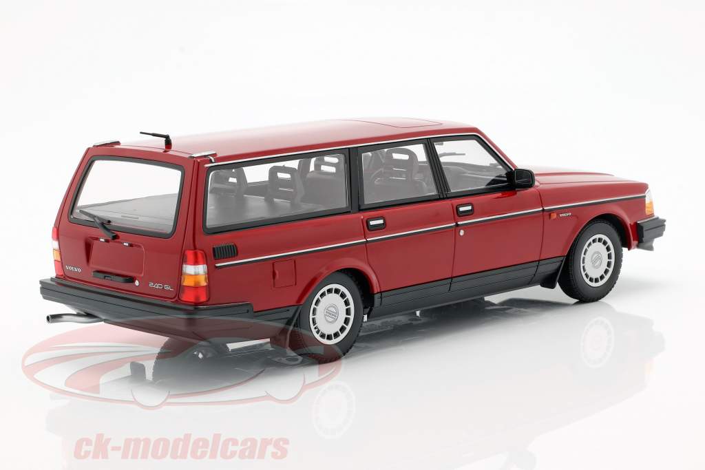 Volvo 240 GL Break ano de construção 1986 vermelho 1:18 Minichamps