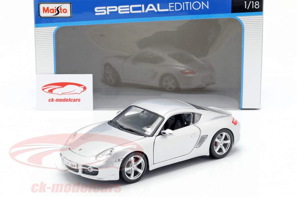 ポルシェケイマンS銀1時18分モデルMaisto