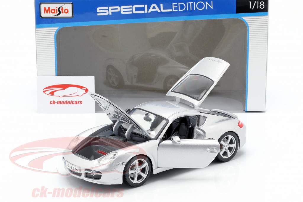 ポルシェケイマンS銀1時18分モデルMaisto