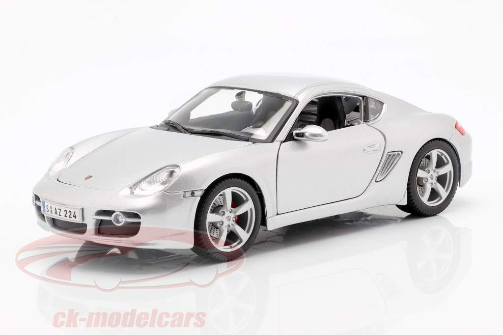 ポルシェケイマンS銀1時18分モデルMaisto