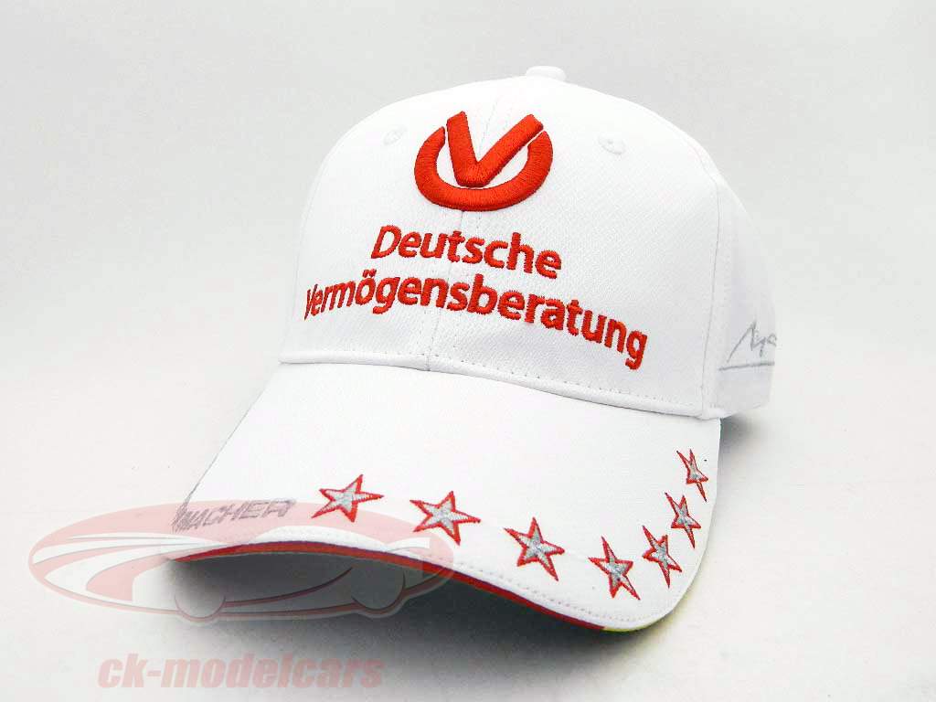 Mercedes GP Michael Schumacher Cap / Cap Formula 1 2012 branco / branco