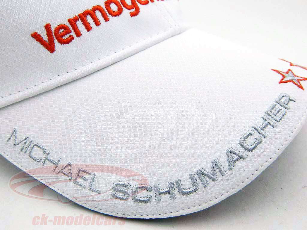 Mercedes GP Michael Schumacher Cap / Cap Formula 1 2012 branco / branco