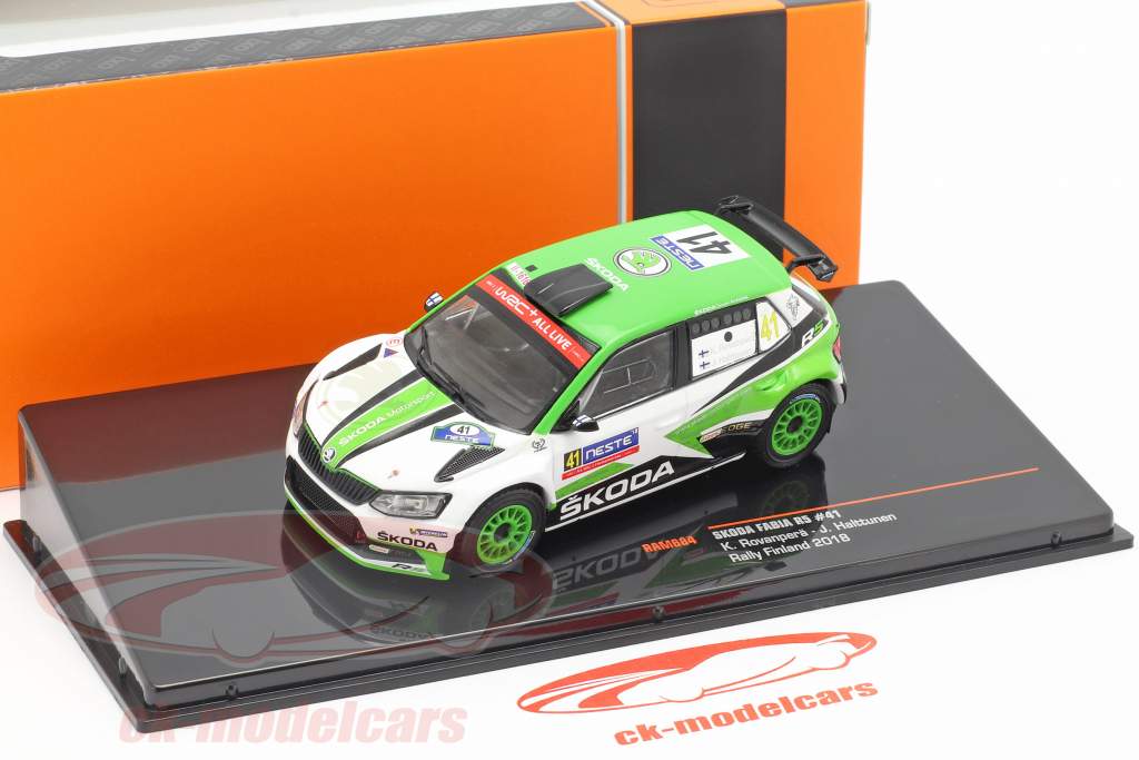 Skoda Fabia R5 #41 Rallye Finland 2018 Rovanperä, Halttunen 1:43 Ixo