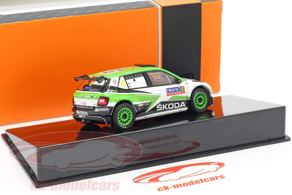 Skoda Fabia R5 #41 Rallye フィンランド 2018 Rovanperä, Halttunen 1:43 Ixo