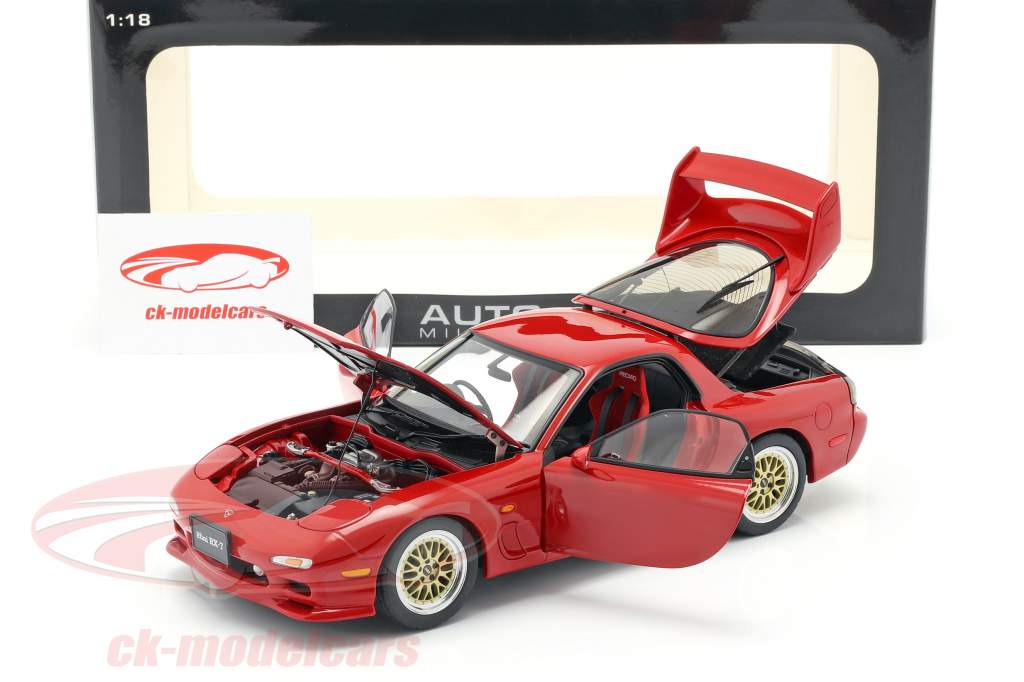 Mazda Efini RX-7 (FD) Tuned Version Year 1991 red 1:18 AUTOart