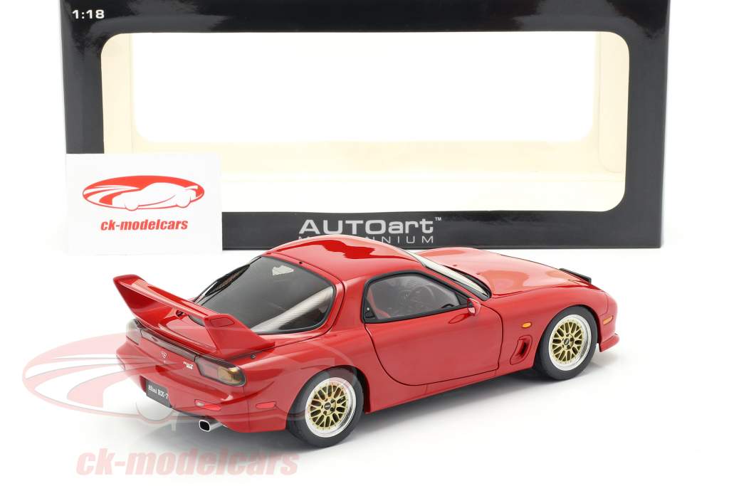 Mazda Efini RX-7 (FD) Tuned Version Année 1991 rouge 1:18 AUTOart