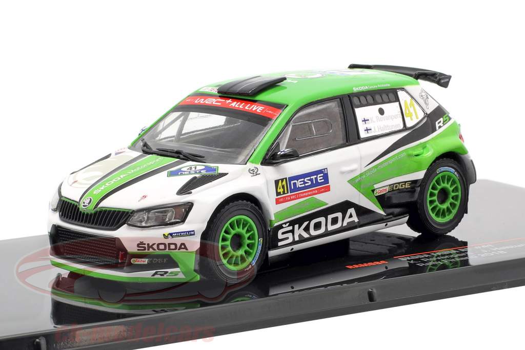 Skoda Fabia R5 #41 Rallye フィンランド 2018 Rovanperä, Halttunen 1:43 Ixo