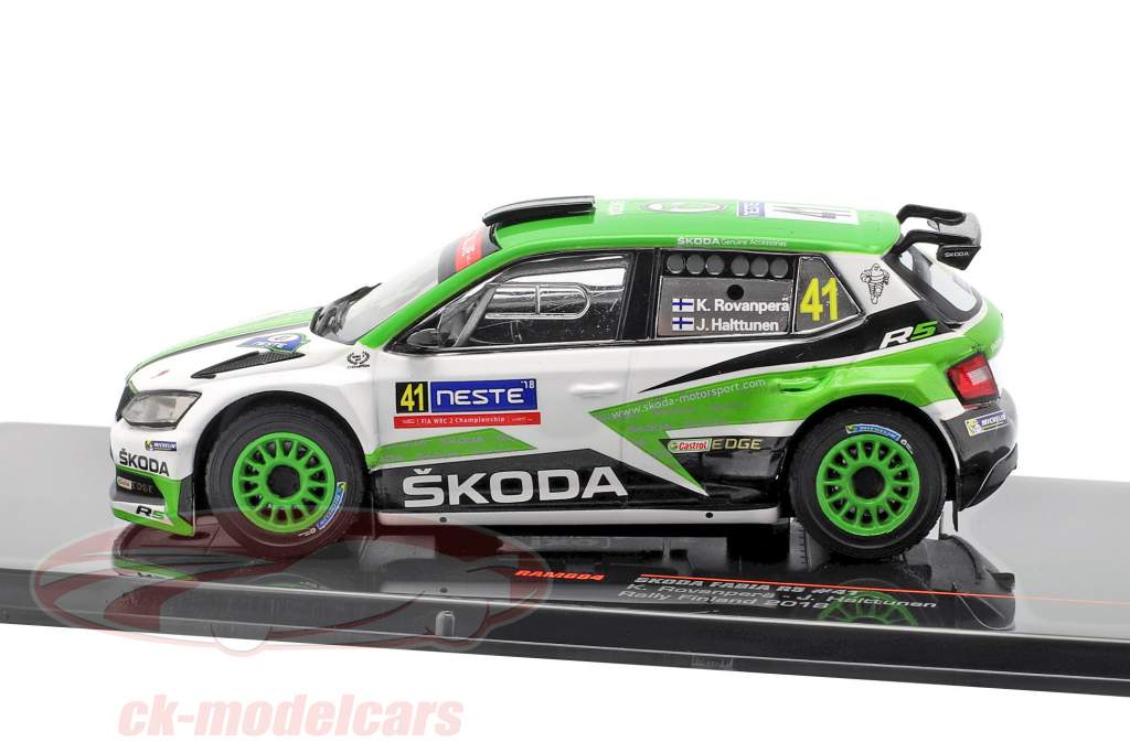 Skoda Fabia R5 #41 Rallye Finland 2018 Rovanperä, Halttunen 1:43 Ixo