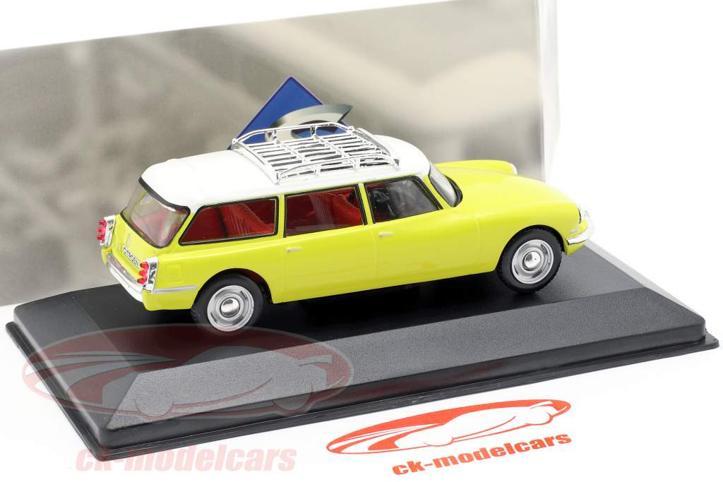 Citroen DS19 Break año de construcción 1960 amarillo / blanco 1:43 Solido