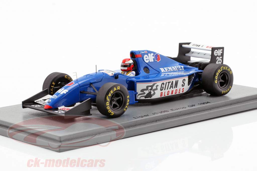 Johnny Herbert Ligier JS39B #25 Европейская GP формула 1 1994 1:43 Spark