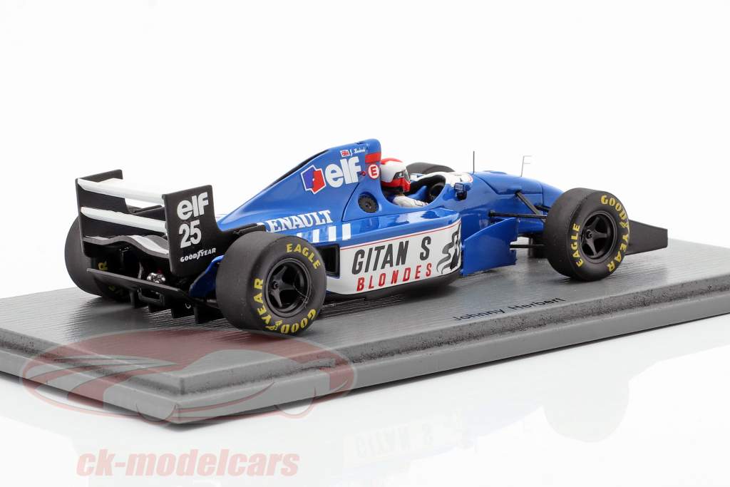 Johnny Herbert Ligier JS39B #25 europeu GP fórmula 1 1994 1:43 Spark